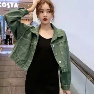 여자 대학생 룩 간절기 크롭 데님 자켓 겨울 방풍 아우터 바람막이 플리스 후드 다운 점퍼 코트 가을