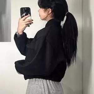 여성 밴딩 크롭 숏 자켓 코트 하이넥 재킷 점퍼 잠바 겨울 방풍 아우터 바람막이 플리스 후드 다운가을