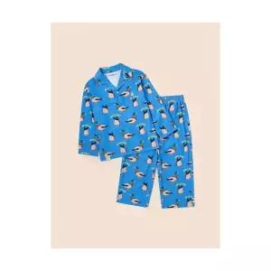 빈폴 키즈 [Print Bakery] 아노락 전판 패턴 잠옷 블루 (BI4941U13P) 219424