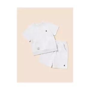 빈폴 키즈 피케 반팔 반바지 상하세트 라이트 그레이 (BI5342U082) 305213