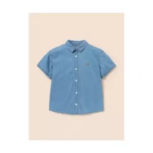 빈폴 키즈 데님 반소매 셔츠 스카이 블루 (BI5765UE2Q) 305228