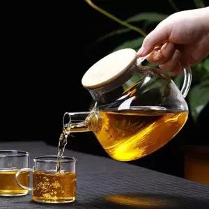 내열 유리차주전자 1L 유리티포트 내열유리티포트 유