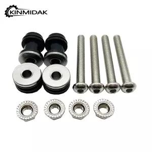 바이크 오토바이 분리형 시시 바 등받이 도킹 하드웨어 장착 키트 할리 스포스터 XL 883 1200 마흔 에잇 20