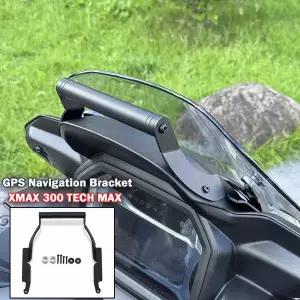 야마하 XMAX 300 2025 X-MAX300 테크 맥스 2025 바이크 오토바이용 GPS 플레이트 지지대 네비게이션 브래킷