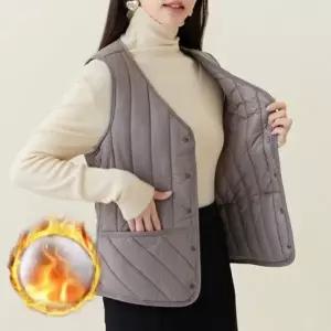 여자 데일리 베스트 퀼팅 보온 방수 가을 겨울 수면 조끼