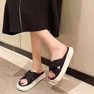 [엄지척]여자 바캉스 신발 여름 찍찍이 외출 슬리퍼 나들이