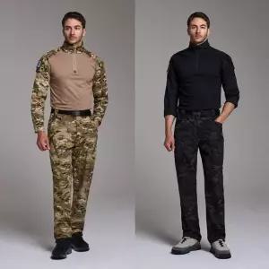 택티컬 상하의세트 티셔츠 전술 밀리터리 컴뱃셔츠 바 (WFKC13C)