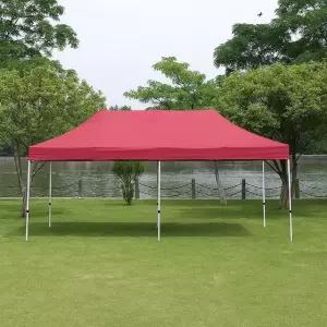고품질 행사용 접이식 캐노피 천막(300x600cm) (레드)  행사천막 (WFKDTB7)