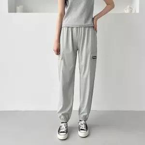 여자 조거바지 카고포켓 쿨 4컬러 여름 팬츠 허리밴딩 (WFKBXJL)