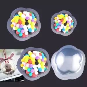 DIY투명재료 PVC장식소재 10개입 스노우볼반구 PVC소재 (WFKDG25)