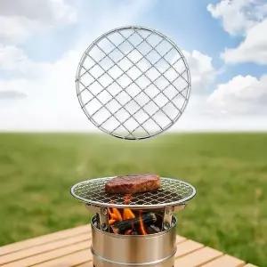 고품질 헬로그릴 304스텐 원형 미니 석쇠 13cm 1인용그릴 (WFKDVVC)