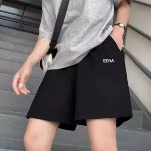 와이드핏 팬 밴딩 여성 반바지 스트릿 여름 트레이닝 (WFKBX81)