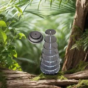 아크릴 다층 케이크 스탠드 결혼식 생일 투명 트레이 받침대 연회장