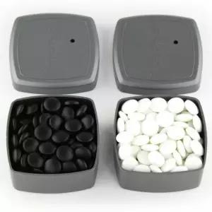 바둑알 인효바 바둑알세트 소 P 교재용바둑알 바둑바둑알세트