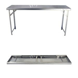 텐트 디자인 접이식 멀티 슬림 테이블 A텐트 수납 캠핑 집게 스테인레스 티크 카즈 후키