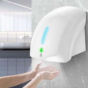 화장실핸드드라이어 손말리는기계 건조기 저소음 스텐 물기 제거 화장실 빠른건조 말리는 식당