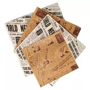 빈티지 베이킹 유산지 튀김 샌드위치 포장 감자튀김 200매