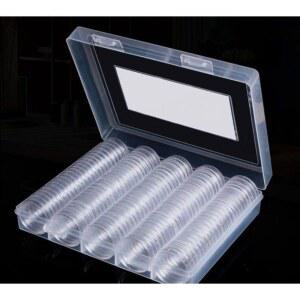 케이스 옛날돈 코인 기념주호 동전수집케이스 수집 동전 원목 홀더 토큰 모으기 앨범 진열