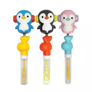 펭귄 꽥꽥이 흔들이 스틱 비눗방울 6개 장난감 어린이 비누 도구