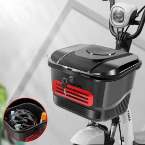 전기 자전거 짐받이 헬멧 보관함 리어랙 전기자전거짐받이 레일 바구니 지지대