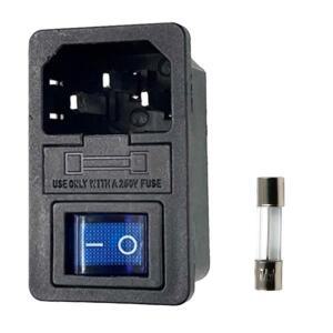 커넥터 퓨즈 전원 소켓 거치대 스위치 수 금속 코드 250V 10A