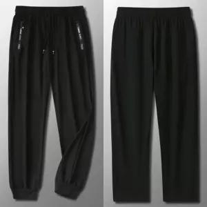 냉감 아이스 팬츠 조거 일자 2타입 허리밴딩 여름바지 남자편한바지