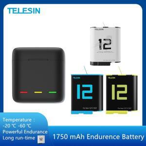 TELESIN 인듀런스 배터리 고프로 히어로 12 9 용 카메라용 옵션 박스 mAh