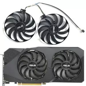 2PCS 95MM T 129215 SU FDC10U12S9-C Asus Radeon Rx 5600 5700 Xt Dual Evo Oc용 DC 12V 4핀 RX5600XT 570