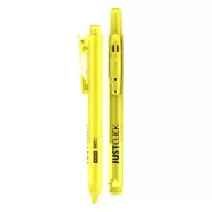 모리스 저스트클릭S 형광펜 MRH-105 노랑 박스(576개입) (WFKFOK4)