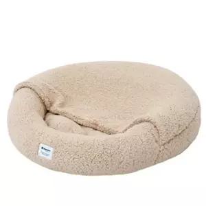 강아지용 원방석 브라운 특대형 U114418 강아지침대