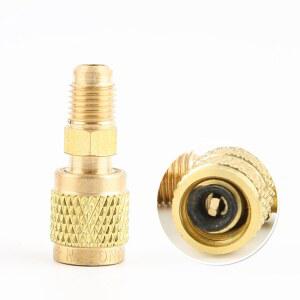 냉매 HVAC 미니 분할 에어컨용 황동 충전 호스 펌프 어댑터, R410A, 1/4 인치 전동 공구 부품, R410 HOWHI, 5/16 인치