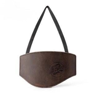 모터사이클 기어 변속 보호 슬리브, 내마모성 고무 스트립이 있는 미끄럼 방지 가죽 부츠 커버, 갈색 신발 커버 투어 장비.