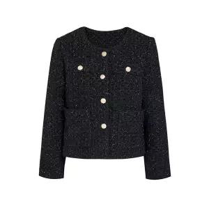 [JJ지고트](대전신세계)금사 프린지 골드버튼 트위드자켓 GS2N0JK211