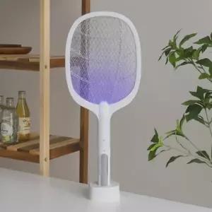 (옵션 LED트랩모기채 (SWH-100))전기모기채 파리채 캠핑 LED 모기트랩 전기채