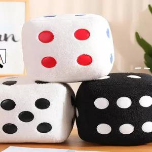 대형 주사위 쿠션 멀티컬러 시뮬레이션 소품 매칭 베개 소파 선물 장식 놀이 야유회
