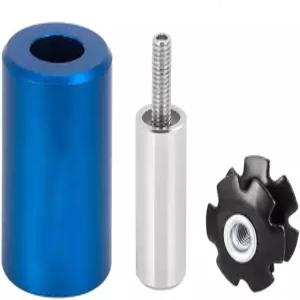 하우스온 자전거 포크 스타 너트 조정 도구 22.2-28.6mm 스테인리스 스틸 및 알루미늄 파란색