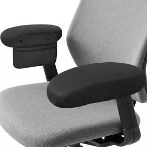 부드러운 스펀지 패딩 및 팔걸이 정리함이 있는 비렐리스 사무실 의자 팔 커버 포켓이 탈착식 세척 가능한