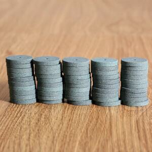 미니 소형 호환 드릴 그라인딩 휠 버핑 휠 연마 패드 Dremel 액세서리 벤치 회전 공구용 디스크 20mm 50 개