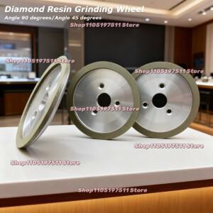 125mm SDC 다이아몬드 레진 연마 휠 컵 그라인더 디스크 카바이드 메탈 앵글 도구용 세 개의 구멍 나비 모