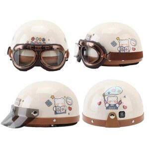 킥보드 헬멧 스쿠터 반모 모자 랩퍼 바이크 반모헬멧 라이딩 여름용 보드 경량