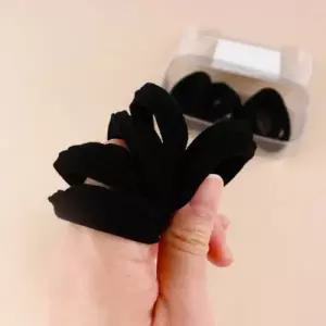 (10개세트) 10개 곱창 292B]스트레이트 밴드 블랙 머리끈