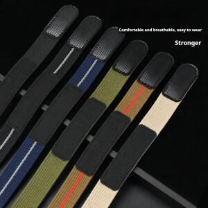 호환 세이코  튜더 호크앤루프 패스너 시계줄용 20mm 나일론 스트랩  오메가용 남성용 밀리터리 방수 손목