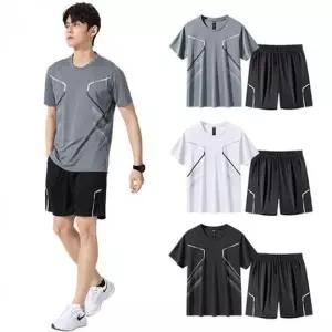 남성 여름 반팔 반바지 쿨 스포츠웨어 트레이닝복 헬스 운동복 상하