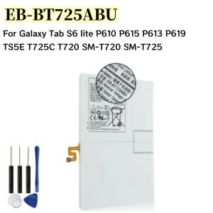 호환 EB-BT725ABU 갤럭시 탭 S6 라이트 P610 TS5E + 도구용 7040mAh 교체 태블릿 배터리