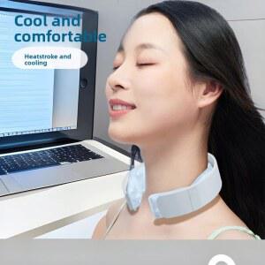 여름용 냉각 넥 랩 열 및 야외 편안함을 위한 젤 패드가 포함된 재사용 가능한 아이스 칼라