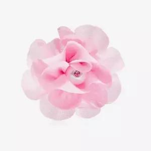 [크록스]CRS10015379 핑크 패브릭 진주 꽃 - FFF 691705