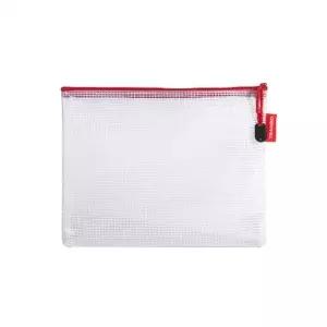 ( )두껍고 튼튼한 PVC 방수 투명 지퍼 파우치 지퍼백 A5