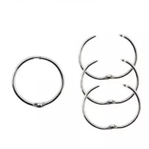 실버 루즈링 원형 쇠링 클릭링 카드링 와이어 바인더