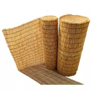 갈대발 짚 가림막 식당 카페 가리대 인테리어 햇빛