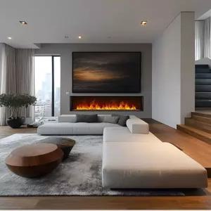 불멍 수증기 난로 카페 인테리어 펜션 무드등 불꽃 3d